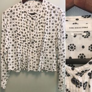 Isabel Marant Etoile Pintuck Shirt